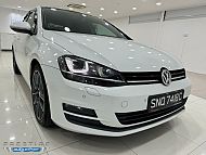Volkswagen Golf A7 1.4 TSI HID Sunroof 2015 White Push Start